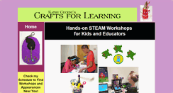 Desktop Screenshot of craftsforlearning.com